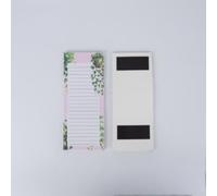 liste de courses magnetique frigo surface métallique ferromagnétique cahier | support en carton épais inodore l'encre ne pénètre pas facilement maison bureau rappels Rose Vert Foncé