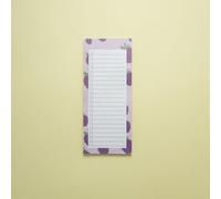 liste de courses magnetique frigo surface métallique ferromagnétique cahier | support en carton épais inodore l'encre ne pénètre pas facilement maison bureau rappels Plantes Violet Foncé
