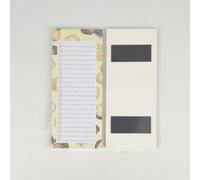 liste de courses magnetique frigo surface métallique ferromagnétique cahier | support en carton épais inodore l'encre ne pénètre pas facilement maison bureau rappels Plantes Vertes Jaunes