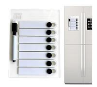 Liste de Courses Magnétique Frigo - Tableau Magnétique Imperméable Effaçable Avec Stylo,Tableau de Routine,Pour Épicerie Ménage Bureau Mur Chambre