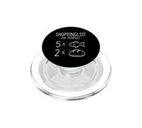 Liste de Courses pour 5000 Personnes 2 Poissons 5 miches de Pain PopSockets PopGrip pour MagSafe