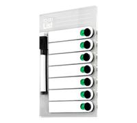 Liste De Courses Pour Réfrigérateur - Tableau Magnétique Imperméable Effaçable Avec Stylo,Tableau Des Tâches Ménagères Pour - Pour Rappel Planning Messages Courses Nettoyage Bureau Mur Maison