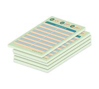 Liste de courses PRICARO "Icône-vert", A6, 5 pièces
