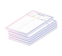 Liste de courses PRICARO "Toutes sortes", rose, A6, 5 pièces