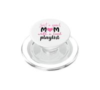Liste de Lecture Just A Good Mom with A Hood PopSockets PopGrip pour MagSafe