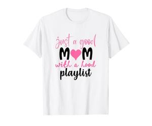Liste de Lecture Just A Good Mom with A Hood T-Shirt Graphique avec Valeur