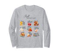 Liste de Seau d'automne Amusante pour Les Amateurs et Les aventuriers d'automne Manche Longue