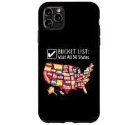 Liste de seaux Visitez Les 50 États Coque pour iPhone 11 Pro Max