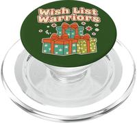 Liste de souhaits Warriors Stacked Cadeaux de Noël Rétro PopSockets PopGrip pour MagSafe
