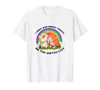 Liste de Surveillance Chats T-Shirt Graphique avec Valeur, Homme, Blanc, S