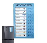 Liste De Tâches Réutilisable - Tableau De Planification Quotidienne, Cartes De Rangement Amovibles, Système De Contrôle De L'activité Visuelle, Conception Pratique Et Durable | Utiliser Pour Les