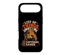 Liste des Choses pour Les Amateurs de Ramen Capybara, Nouilles drôles, Filles et garçons Coque pour iPhone Air