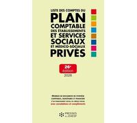 Liste Des Comptes Du Plan Comptable Des Établissements Et Services Sociaux Et Médico-Sociaux Privés