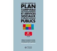 Liste Des Comptes Du Plan Comptable Des Établissements Et Services Sociaux Et Médico-Sociaux Publics