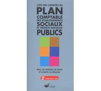 Liste Des Comptes Du Plan Comptable Des Etablissements Sociaux Et Medico-Sociaux Publics. Instruction Comptable M22, 2eme Edition 2002