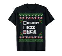 Liste des Père Noël coquins Nice Little Brother Family Christmas T-Shirt