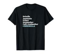Liste des personnages principaux de danseuse de ballerine T-Shirt