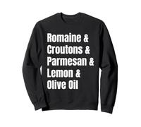 Liste d'ingrédients de la Salade César Recette Amusante Sweatshirt