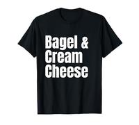 Liste d'ingrédients du Bagel et du Fromage à la crème Recette Amusante T-Shirt