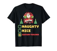 Liste du Père Noël Coquine Professeur d'Histoire de Nice T-Shirt