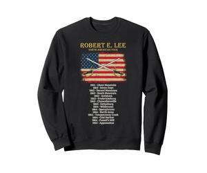 Liste Historique de la Campagne des batailles de la Guerre Civile de Robert E Lee Sweatshirt