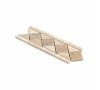 Listel Travertin Mix Light/Noce 10x29x1 cm
