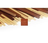 LISTELLI 2x4x1000 mm (3 Pz) MOGANO STRIPS SAPELLY RETTANGOLARE ( OcCre - 180024 )