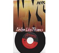 LISTEN LIKE THIEVES 7" (45) UK MERCURY 1985 4 TRACK DOUBLE PACK B/W BEGOTTEN,ONE X ONE LIVE AND X S VERBIAGE INXS INTERVIEW (INXSD6) PIC SLEEVE
