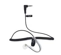 Listen Only Écouteurs à Tube Acoustique ¿ Jack 3,5 mm ¿ One Ear ¿ Casque avec Armature symétrique ¿ Casque pour Radio,Microphones de Haut-Parleur (Noir)