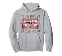 Listen to God Not The World Christian God Jésus Bible Faith Sweat à Capuche