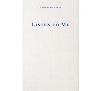 Listen to Me - Gertrude Stein - Fitzcarraldo Editions - ebook (ePub) - Livre
