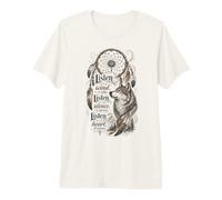 Listen to The Wind It Talks Listen to The Silence it Speaks T-Shirt Haut de Gamme