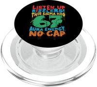 Listen Up Rizzlers Sigma 67 Aura Energy Six Seven Alpha Gen PopSockets PopGrip pour MagSafe