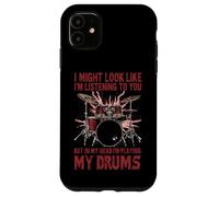 Listening to You Playing My Drums Batterie de Batterie Coque pour iPhone 11