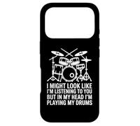 Listening to You Playing My Drums Batterie de Batterie Coque pour iPhone 17 Pro