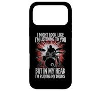Listening to You Playing My Drums Batterie de Batterie Coque pour iPhone 17 Pro Max