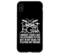 Listening to You Playing My Drums Batterie de Batterie Coque pour iPhone XS Max