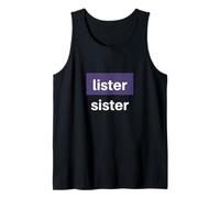 Lister Sister Inspiring Fun Rétro Lesbienne Divers Cadeau Femme Débardeur