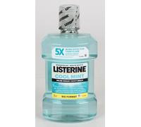 LISTERINE Bain de bouche Cool Mint 1L - 6 bouteilles, lutte efficace contre la plaque dentaire, haleine fraîche & soins des gencives, pack avantage 6 litres