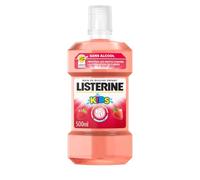 Listerine Bain de Bouche Enfant Fruits Rouges 0% Alcool, bouteille 500 ml | Soin bucco-dentaire pour éliminer 99,9% des bactéries, Bain de bouche sans alcool pour une haleine fraîche durable