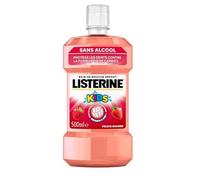 Listerine | Bain de Bouche Enfant Fruits Rouges (bouteille de 500 ml) - Soin bucco-dentaire pour éliminer 99,9% des bactéries - Bain de bouche sans alcool pour une haleine fraîche durable
