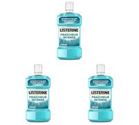 Listerine - Bain de Bouche Fraîcheur Intense (bouteille de 250 ml) - Soin bucco-dentaire quotidien contre la plaque dentaire - Bain de bouche pour une haleine fraîche durable (Lot de 3)