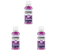 Listerine | Bain de Bouche Quotidien Total Care (bouteille de 95 ml) - Soin bucco-dentaire protection émail 10 bénéfices en 1 - Bain de bouche pour une haleine fraîche durable (Lot de 3)