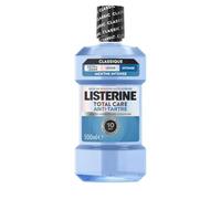 Listerine Bain de Bouche Total Care Anti-Tartre Goût Intense 500 ml | Hygiène bucco-dentaire complète, protection contre les caries et prévention du tartre - Avec fluorure - Menthe intense