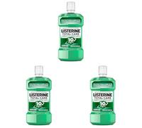 Listerine - Bain de Bouche Total Care Dents et Gencives (bouteille de 250 ml) - Soin bucco-dentaire protection émail 10 bénéfices en 1 - Bain de bouche pour une haleine fraîche durable (Lot de 3)