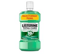 Listerine - Bain de Bouche Total Care Dents et Gencives (bouteille de 750 ml) - Soin bucco-dentaire quotidien 10 bénéfices en 1 - Bain de bouche pour une haleine fraîche durable