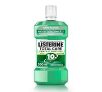 Listerine - Bain de Bouche Total Care Dents et Gencives Goût Plus Léger 0% Alcool (bouteille de 500 ml) - Soin bucco-dentaire 10 en 1 - Bain de bouche sans alcool pour une haleine fraîche durable