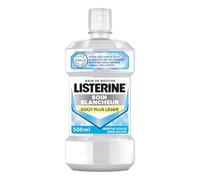Listerine Bain de bouche Soin Blancheur Goût plus léger Sans alcool 500 ml