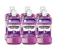 Listerine Collutter, Total Care, Menthe Pura, 6 bénéfices en 1, 6 x 600 ml