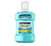 LISTERINE Cool Mint (1 litre), bain de bouche antibactérien aux huiles essentielles et goût intense de menthe